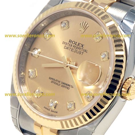 rolex cn diamanti prezzo|Rolex Datejust 36 Acciaio/Oro Super Jubilee Champagne .